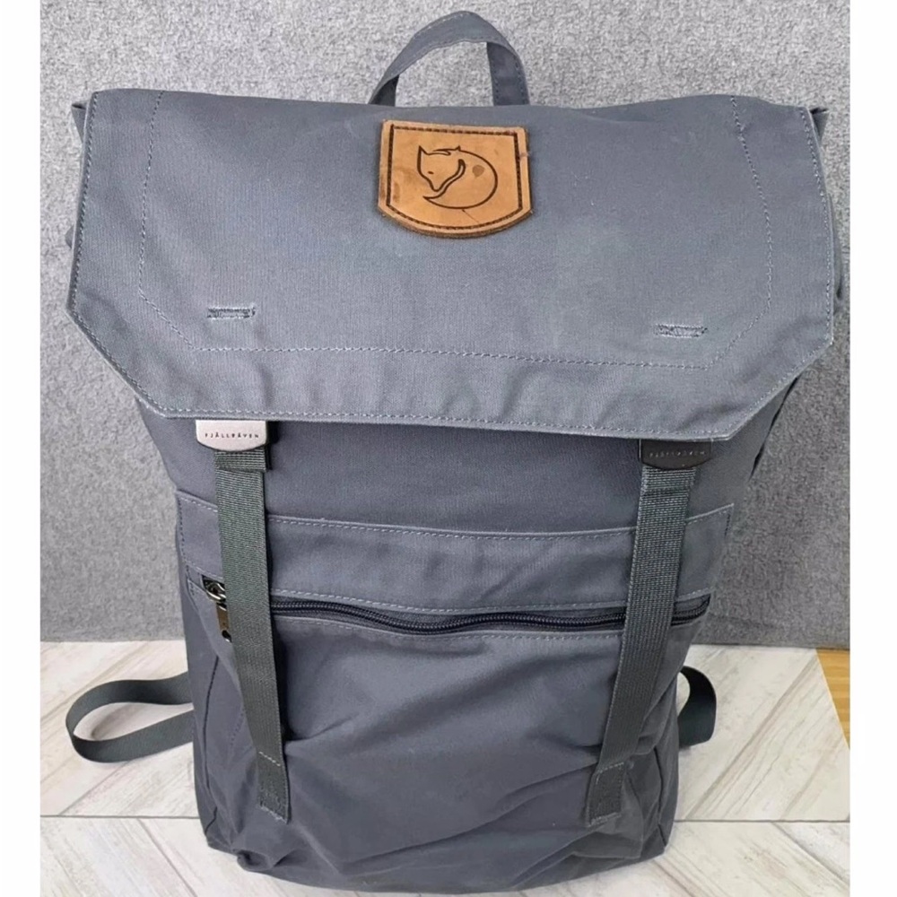 Fjallraven Foldsack No. 1 Backpack Dusk Blue Gray Unisex Laptop Bag